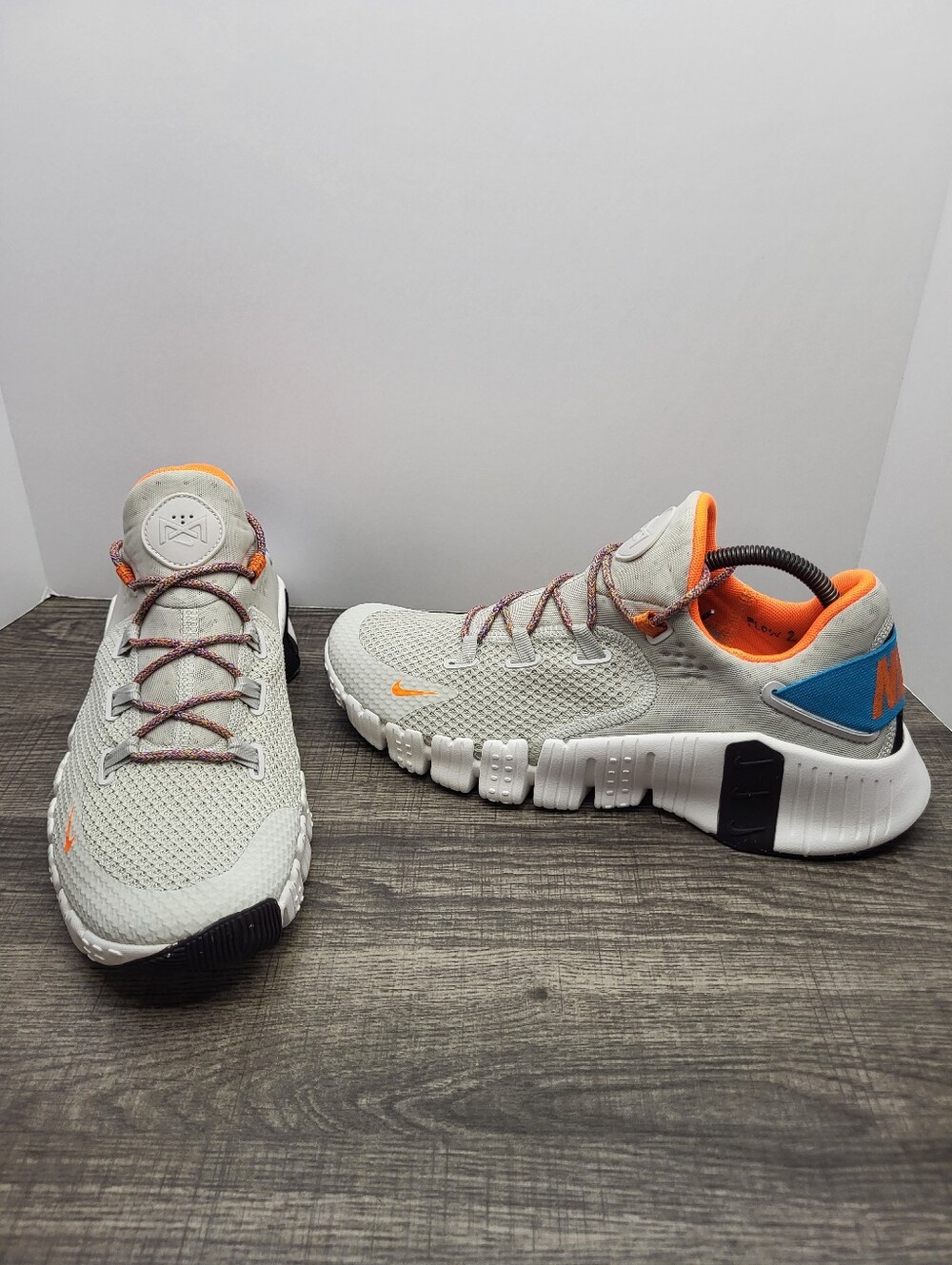 Nike Free Metcon 4 MFS Training Shoes Sneakers Beige Orange Men's Size 10